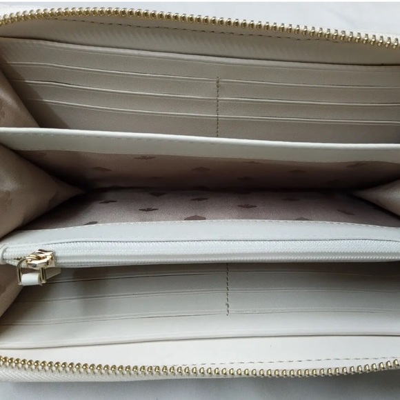 Kate spade continental large white wallet - Picture 9 of 11